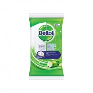 DETTOL Αντιβακτηριδιακά Υγρά Πανάκια Καθαρισμού Πολλαπλών Χρήσεων με άρωμα Πράσινο Μήλο - 40τεμ.