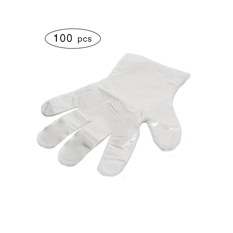 Γάντια Πλαστικά Σαγρέ Μιας Χρήσης 100τμχ
