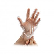 Γάντια Πλαστικά Σαγρέ Μιας Χρήσης 100τμχ