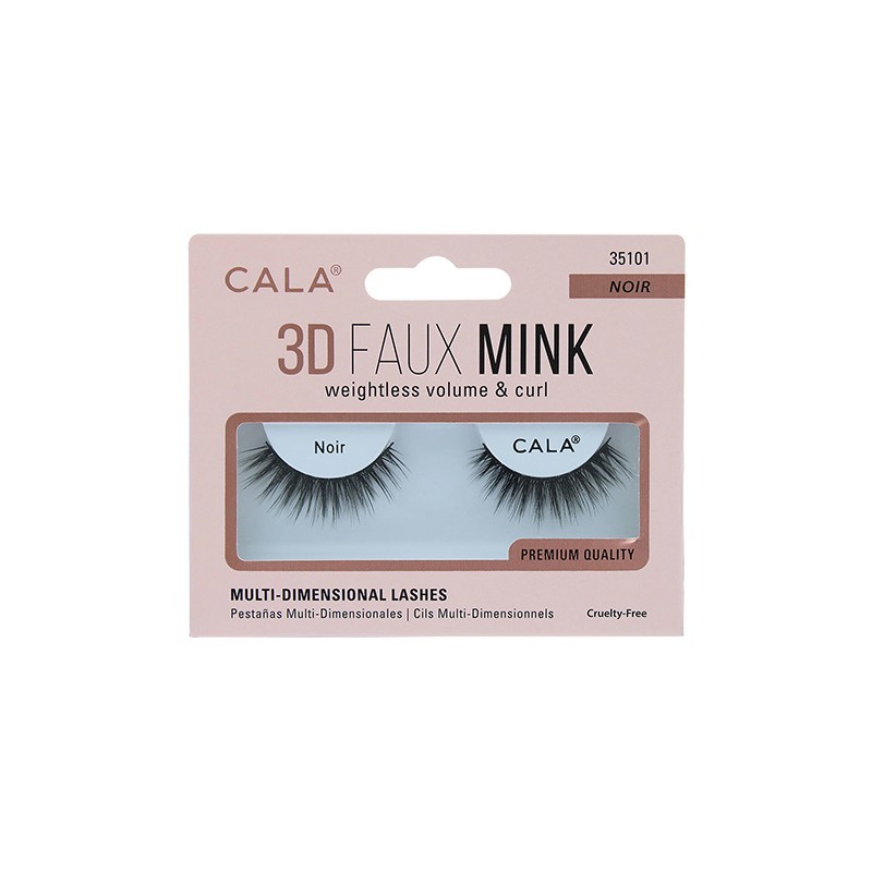CALA 3D Faux Mink Lashes Noir (35101)