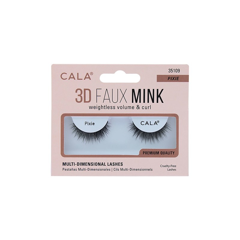 CALA Βλεφαρίδες 3D Faux Mink Lashes Pixie