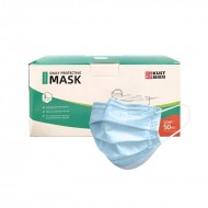 KUST Προστατευτική Μάσκα Προσώπου 3ply Μιας Χρήσης Κουτί 50τμχ