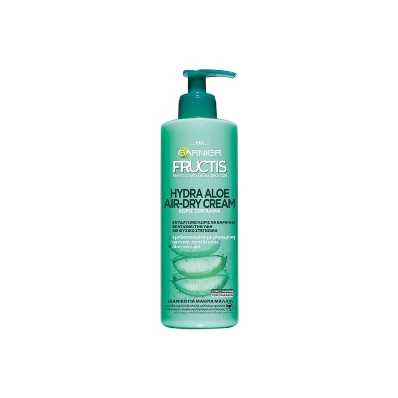 FRUCTIS Hydra Aloe Air Dry Cream χωρίς Ξέβγαλμα 400ml