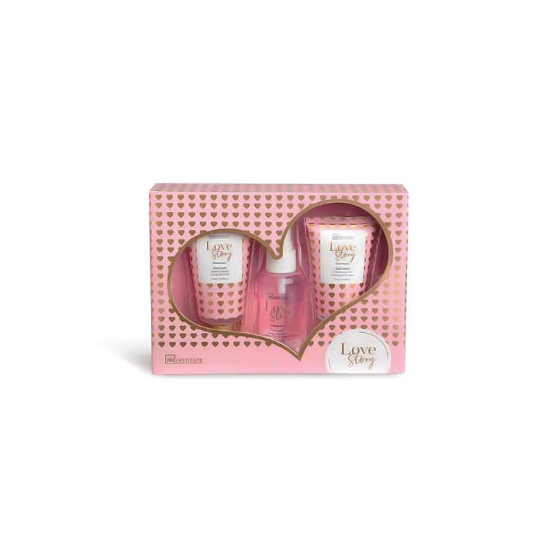 IDC Institute Gift Set Love Story Rosewater 3τμχ (41128)