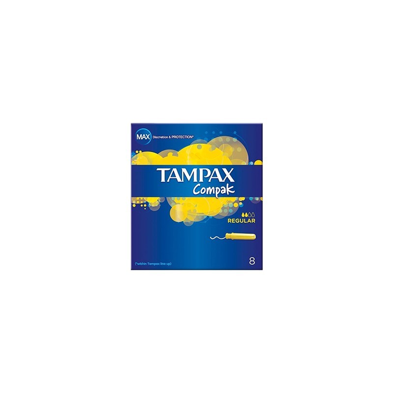 TAMPAX Compak Regular 8s