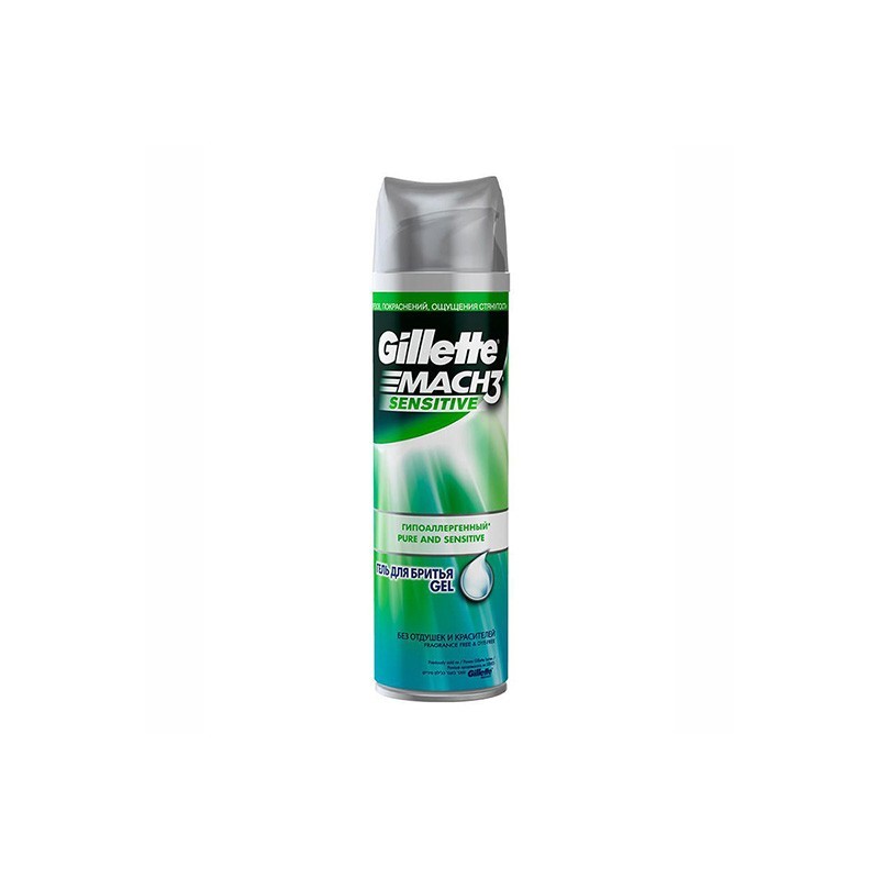 GILLETTE Mach 3 Shave Gel Sensitive 200ml
