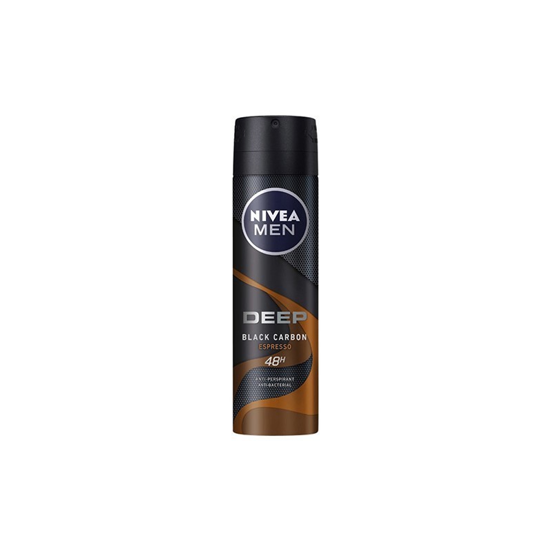 NIVEA Deep Black Carbon Espresso Male Spray 150ml