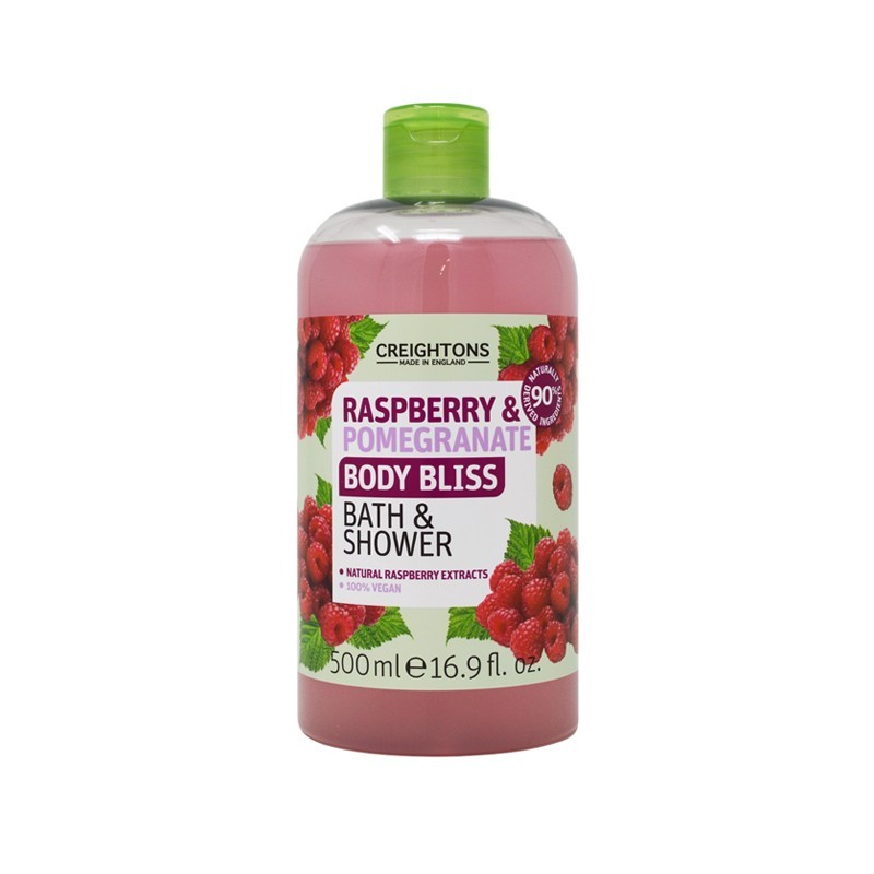 CREIGHTONS Vegan Bliss Rasberry & Pomegrante Bath & Shower 500ml
