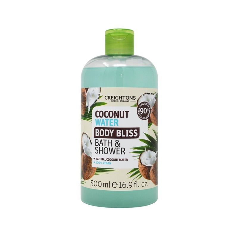 CREIGHTONS Vegan Bliss Coconut Water Bath & Shower Gel 500ml
