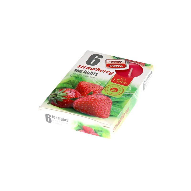 VIOSARP Κερί Ρεσώ Αρωματικό Strawberry Σετ 6τμχ