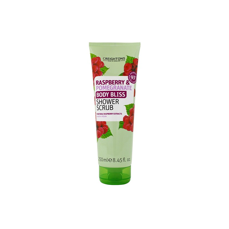 CREIGHTONS Vegan Body Bliss Scrub Rasberry & Pomegranate 250ml