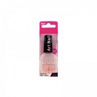 ART NAIL French Nail Tips   Pink 24tips & 12 glue stickers