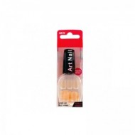 ART NAIL French nail tips  Beige 24tips & 12 glue stickers