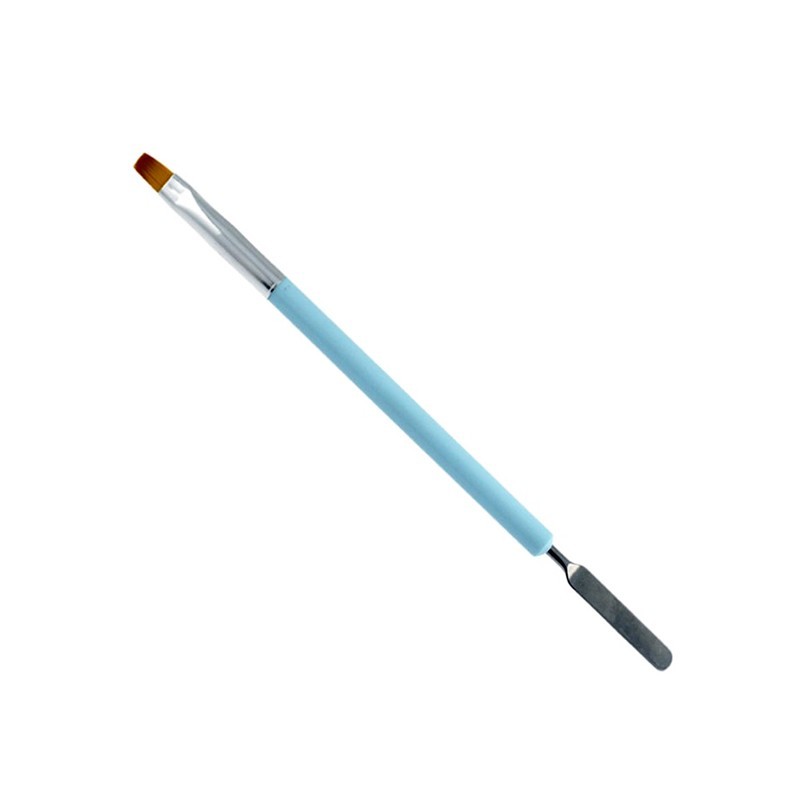 BEAUTY Artists Εργαλείο Νυχιών Διπλό Πινέλο & Σπάτουλα για Gel Νο8 BLUE