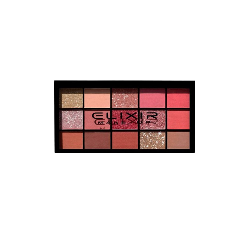 ELIXIR Eyeshadow Palette 15 Clrs 872C