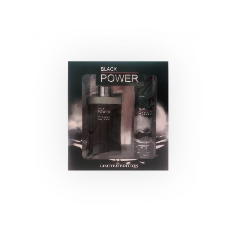 BLACK POWER Pour Homme EDP 50ml & Body Spray 75ml