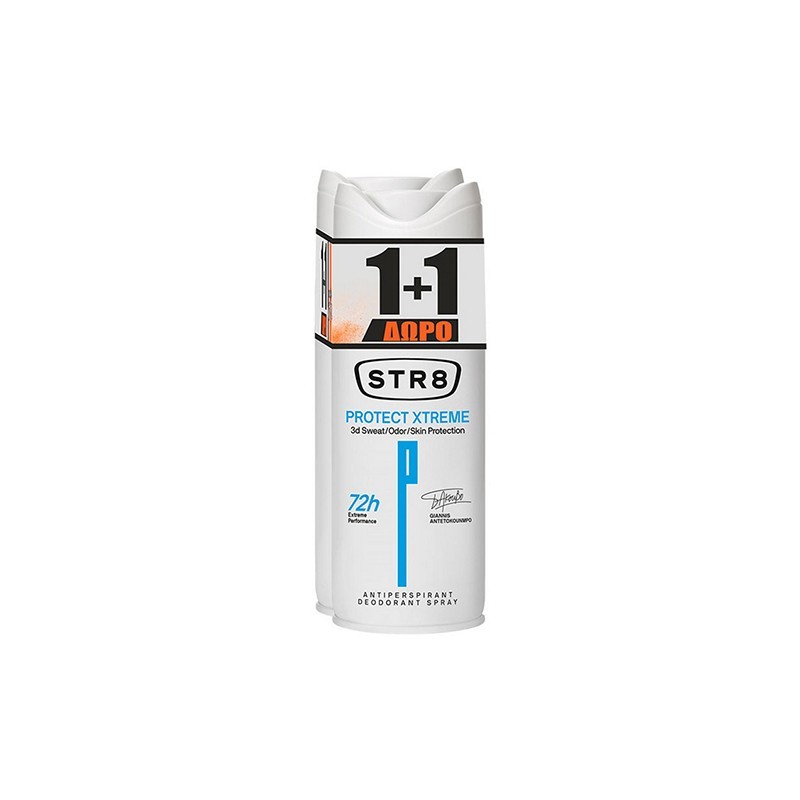 STR8 Deo Spray Protect Xtrm 150ml 1+1 ΔΩΡΟ