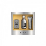 BI-ES Gift Set Ego Platinum For Man 100ml EDT 100ml & Shower Gel 50ml & Parfum 15ml