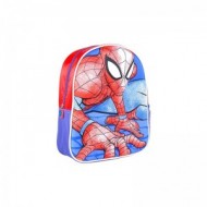 MARVEL Spiderman 3D Blue Παιδικό Backpack