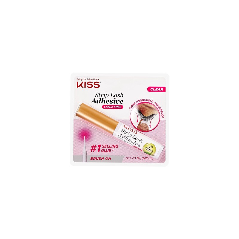 KISS 24hr Strip Eyelash Brush Glue Clear