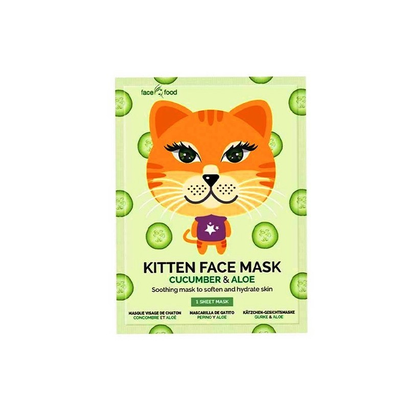 MONTAGNE JEUNESSE  7h Heaven Kitten Face Mask with Cucumber & Aloe