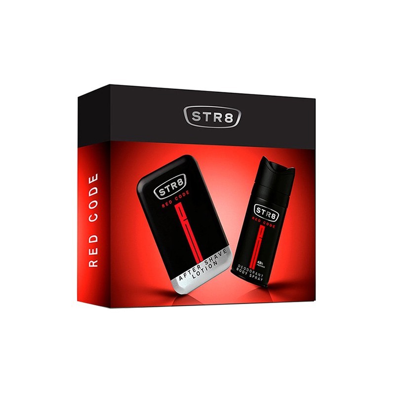 STR8 After Shave Lotion Red Code 100ml & Deo Spray 150ml