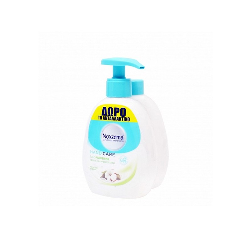 NOXZEMA Liquid Soap Talc Pampering 300ml + Ανταλλακτικό 300ml