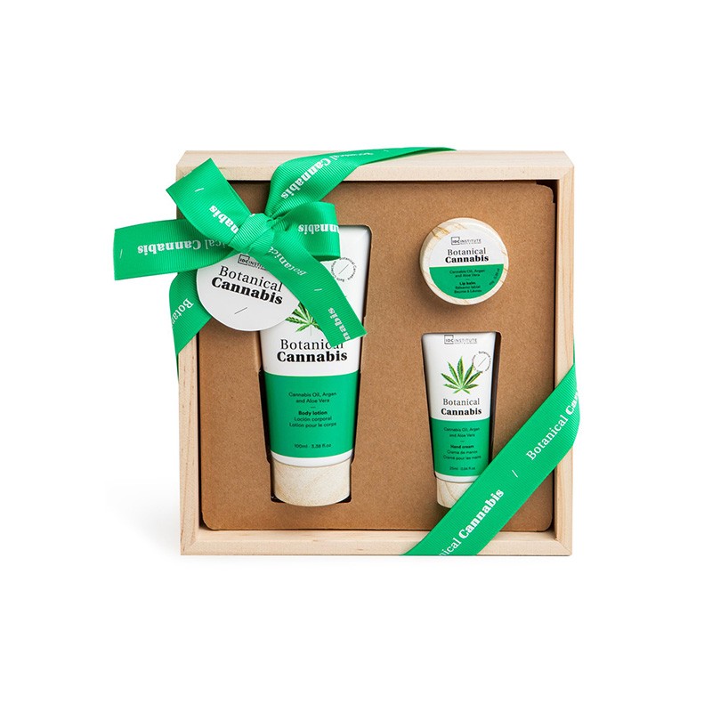 IDC INSTITUTE Botanical Cannabis Box Gift Set 3τμχ