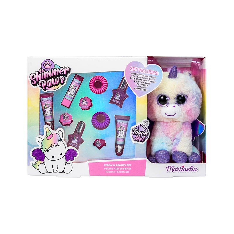 IDC INSTITUTE MARTINELIA Shimmer Paws Teddy & Beauty Set