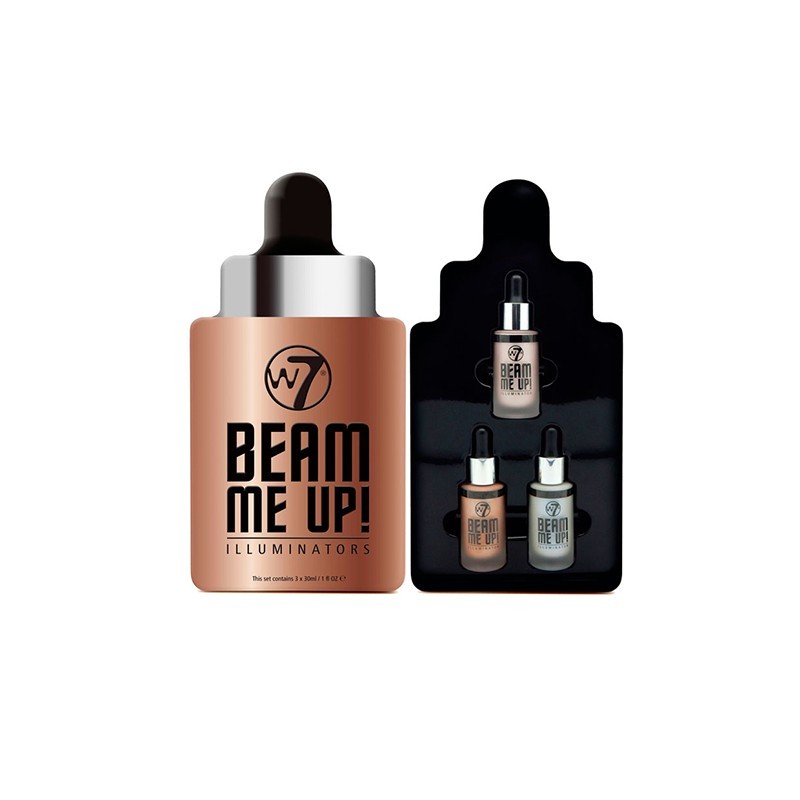 W7 Beam Me Up! Liquid Highlighter Kit 3pcs