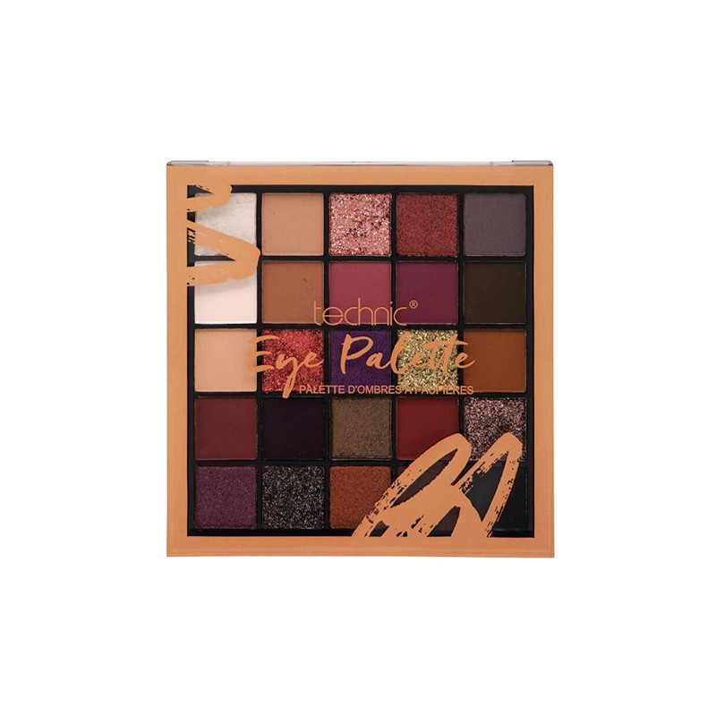 TECHNIC Pressed Pigment Eyeshadow Palette (25colours)