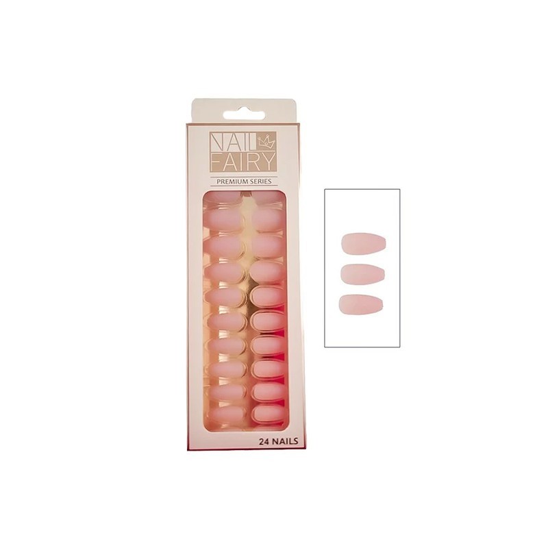 NAIL FAIRY Κασετίνα Νυχιών 24tips & 24 Jelly Glue Stickers (40208)