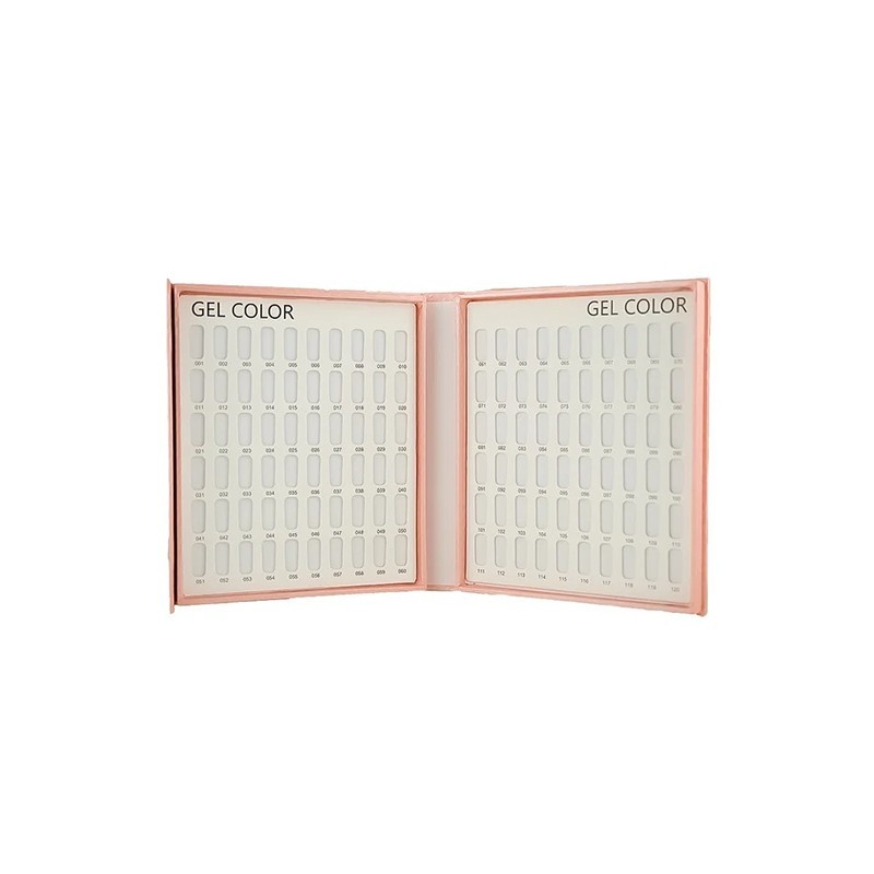 GEL COLOR Nail Book Chart Χρωματολόγιο Άδειο 120 θέσεων