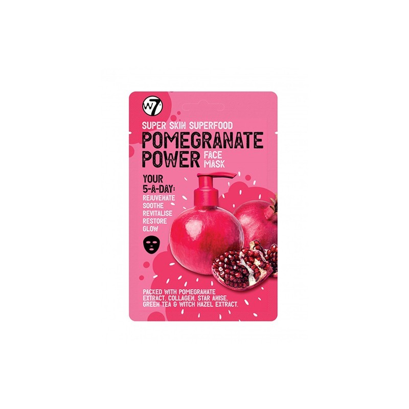 W7 Super Skin Superfood - Pomegranate Power Face