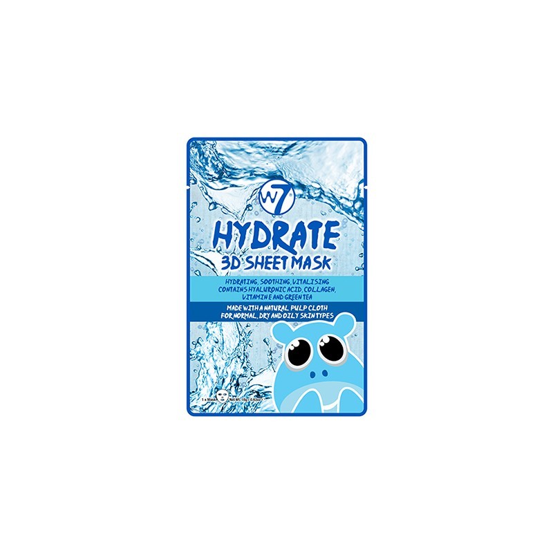 W7 Hydrate 3D  Sheet Face Mask