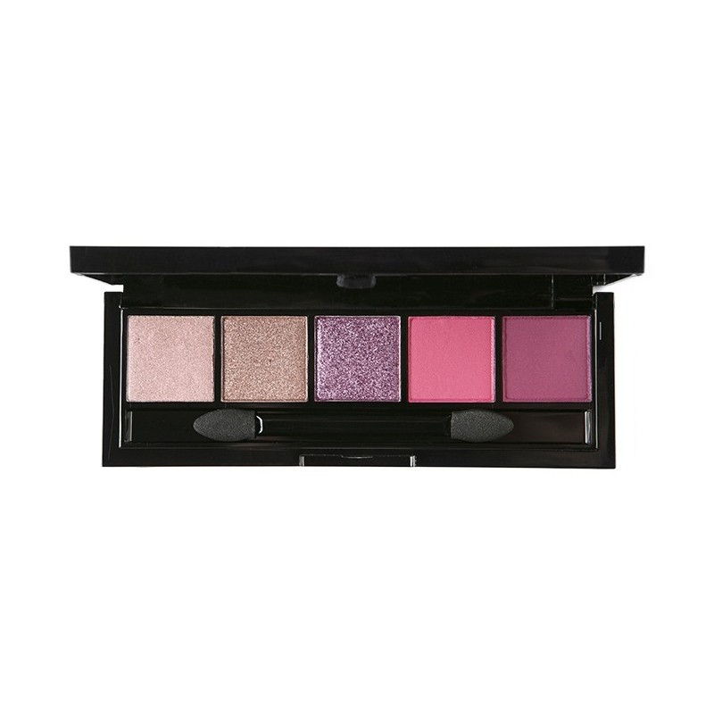 GRIGI Pro Palette Metallic & Shimmer Eyeshadow Palette 5 Colors Pink & Purple  No 504