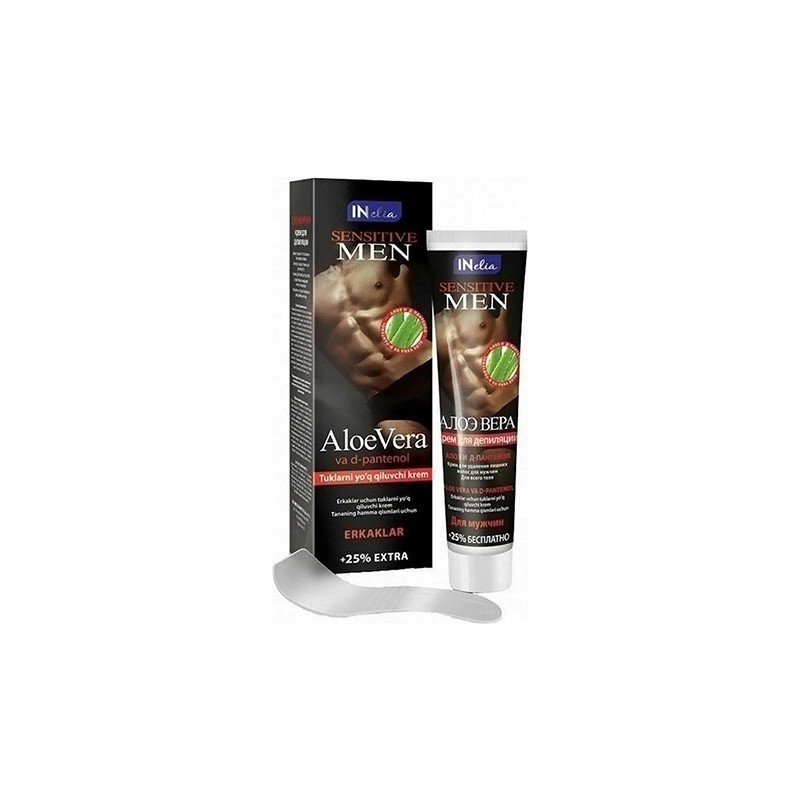 REVERS Inelia Depilatory Cream for Men Aloe Vera 125ml