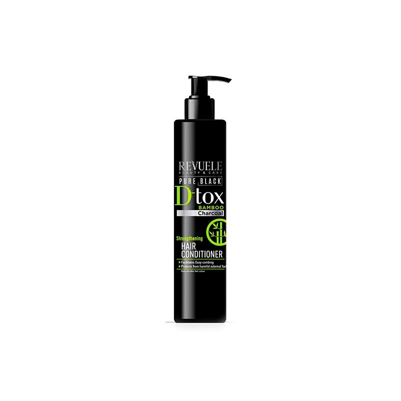 REVUELE Pure Black Detox Strenghening Hair Conditioner 335ml