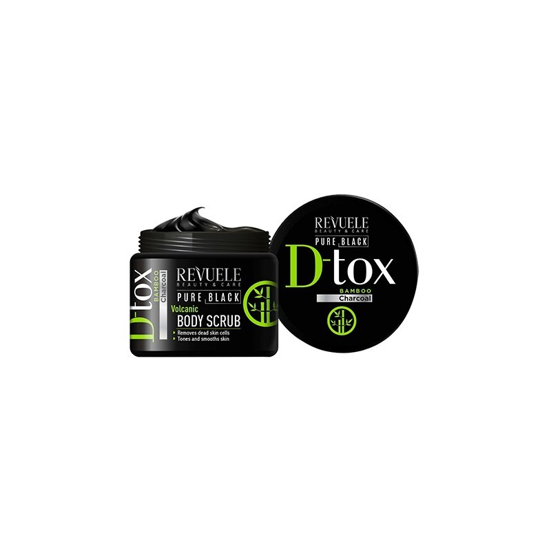 REVUELE Pure Black Detox Restoring Body Scrub 300ml