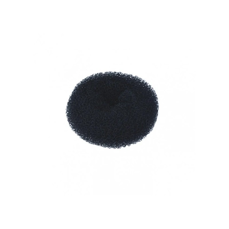 FASHION Μπομπάρι Μαλλιών Στρογγυλό Μαύρο 6cm