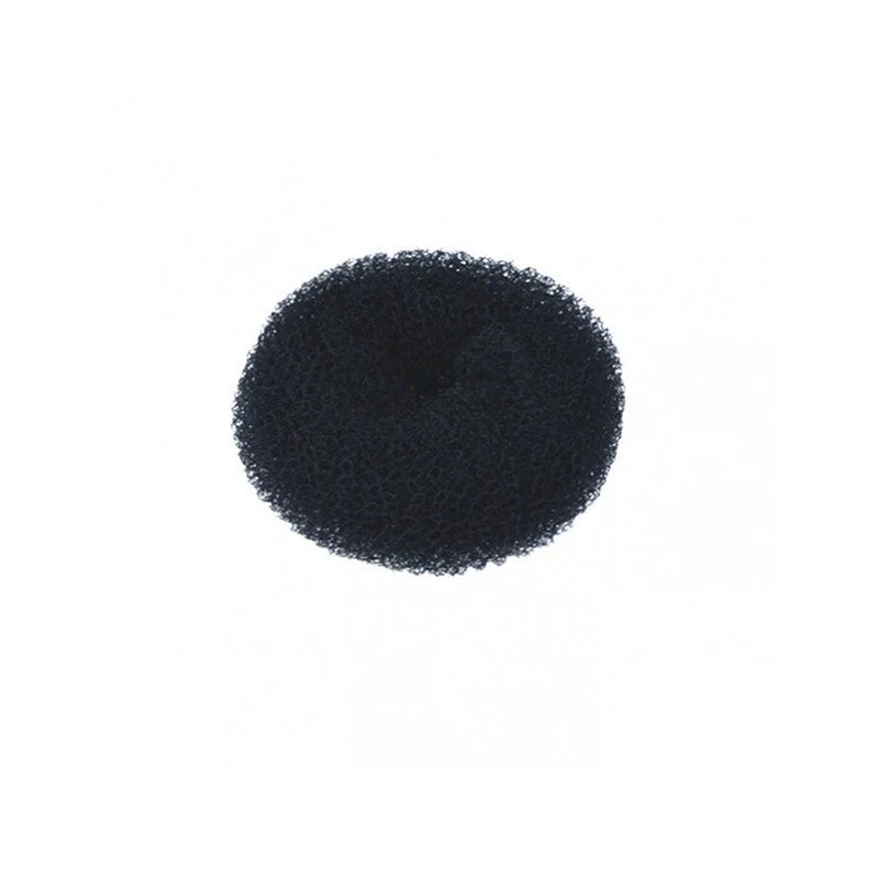 FASHION Μπομπάρι Μαλλιών Στρογγυλό Μαύρο 8cm