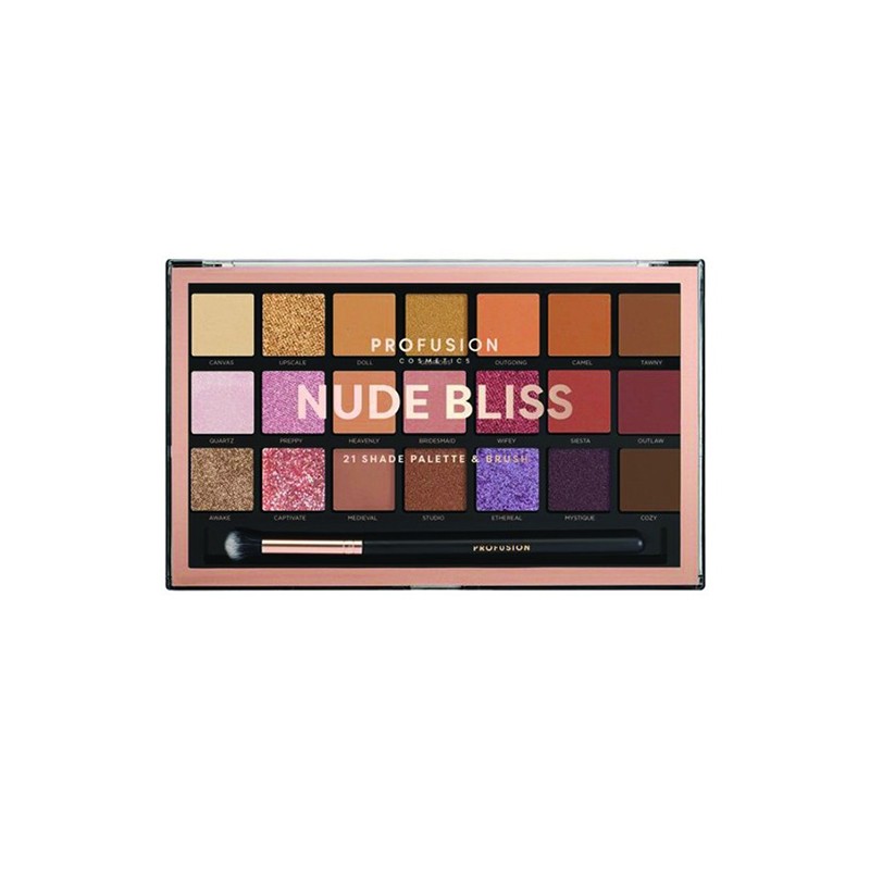 PROFUSION Nude Bliss 21 Shade Eyeshadow Palette