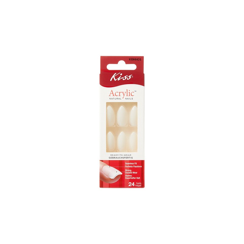 KISS Acrylic Natural Nails Forever Together 24τμχ