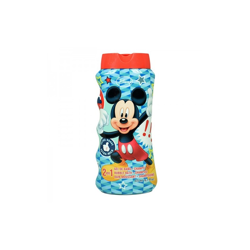 DISNEY Mickey Mouse 2in1 Shampoo & Bubble Bath 475ml