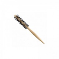 HAIR TOOLS Βούρτσα Μαλλιών Στρογγυλή Ξύλινη/Οξιά  κοντές  ακίδες Nylon  23cm