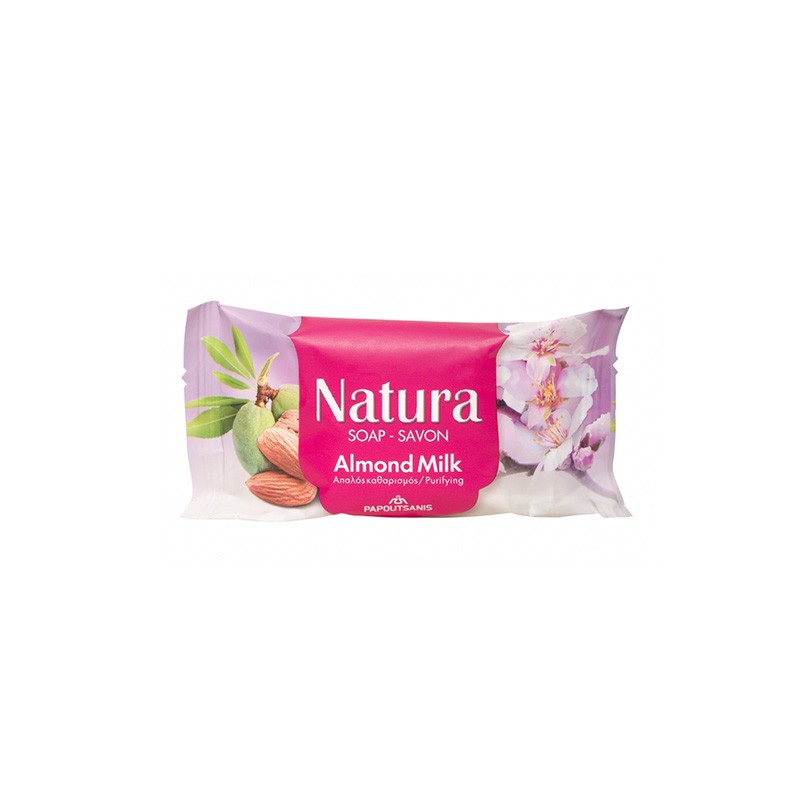 PAPOUTSANIS Soap Bar Natura Almond Milk 90gr