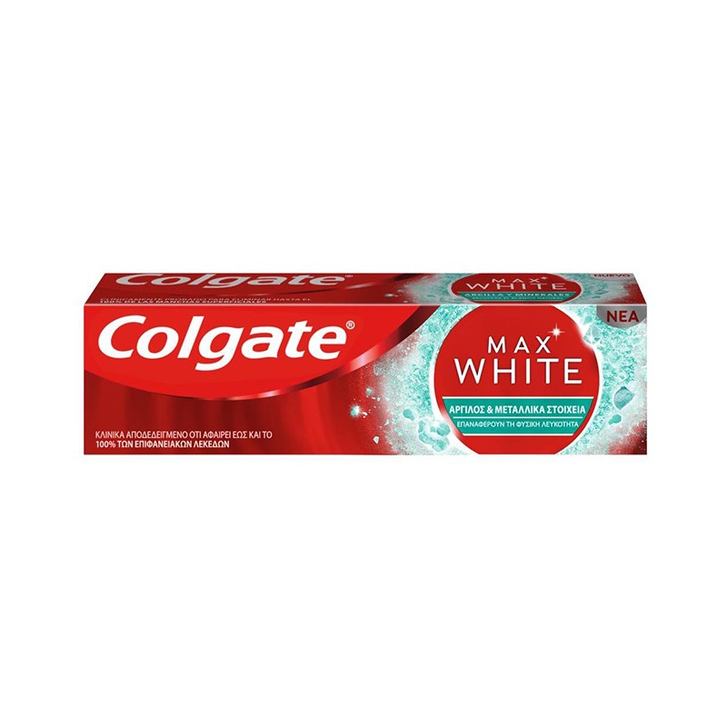 COLGATE Οδοντόκρεμα Max White Clay & Minerals 75ml