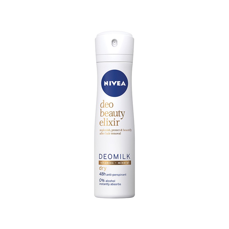 NIVEA Deomilk Beauty Elixir Dry Spray 150ml