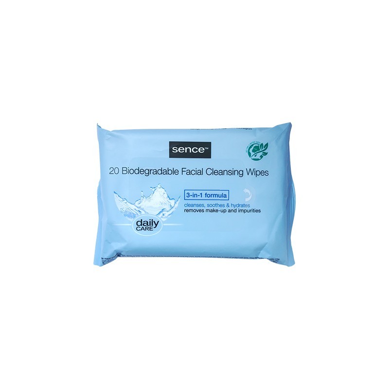 SENCE Face Cleansing Wipes Normal Skin 20pcs