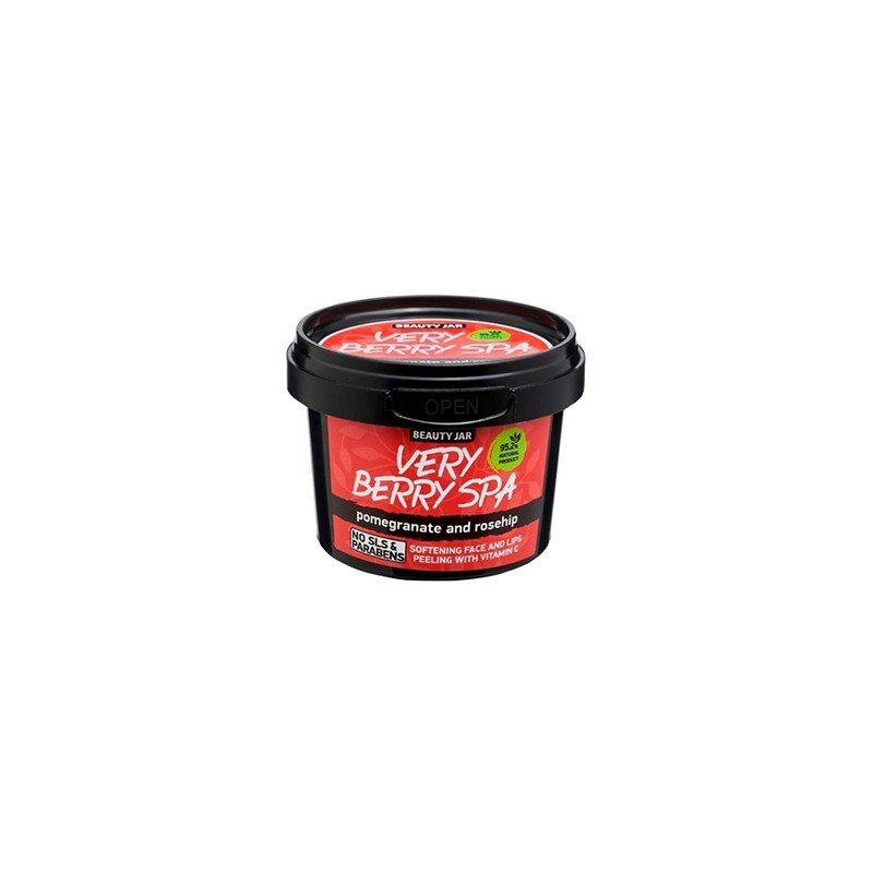 BEAUTY JAR Very Berry Spa Peeling Προσώπου & Χειλιών Με Βιταμίνη C 120gr